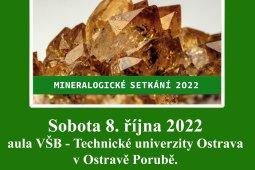 Mineralogické setkání v Ostravě 8.10.2022