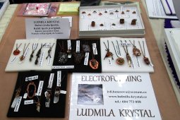 "MINERAL-EXPO Olomouc 2.-3.3.2019". První moje výstava Electroformingu v Olomouci.