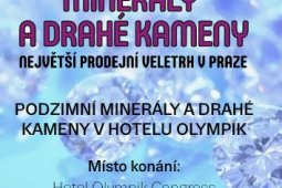 MINERÁLY A DRAHÉ KAMENY TRADIČNÍ VELETRH - podzim 12.-13.10. 2024
