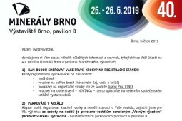 "Minerály Brno 25.-26.5.2019". Vystavovala jsem své šperky, Electroforming, v Brně. 