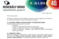 "Minerály Brno 25.-26.5.2019". Vystavovala jsem své šperky, Electroforming, v Brně. 