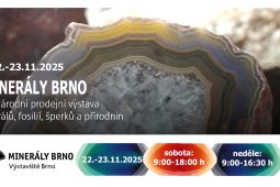 MINERÁLY BRNO 22.-23.11. 2025