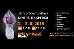 "SVĚT MINERÁLU PRAHA 1.-2.6.2019". Moje šperky, Galvanoplastika, na výstavě v Praze.