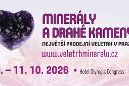 MINERÁLY A DRAHÉ KAMENY TRADIČNÍ VELETRH - podzim 10.-11.10. 2026