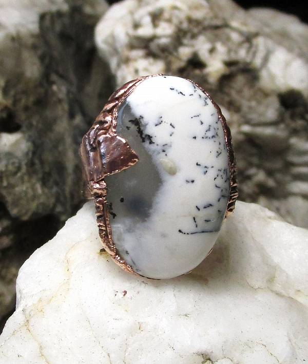 *Prsten Dendritický Opál