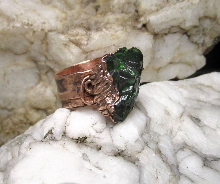 *Prsten CHOMDIOPSID - "Štít"